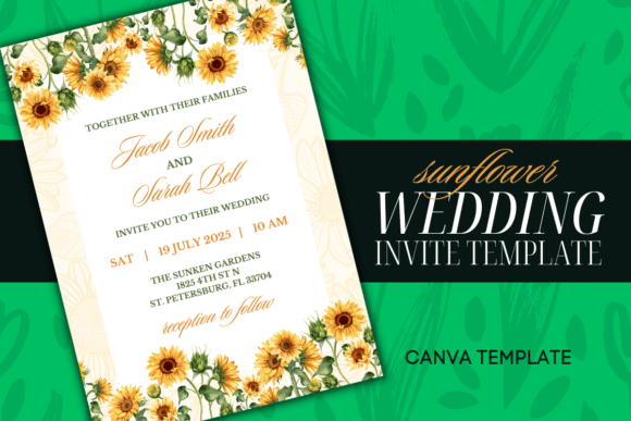 Download Wedding Invitation Template Sunflower - Invitation template Collection