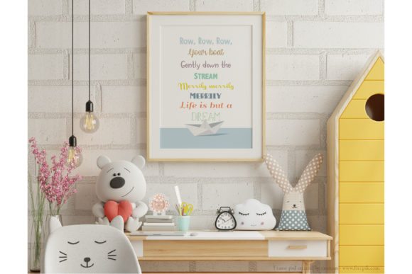 Download Nursery Rhyme Wall Art | Origami Poster - Poster Collection