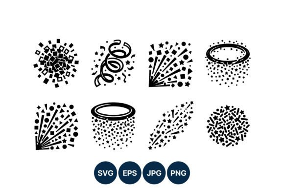 Download Confetti Celebration Vector Art - Confetti Collection